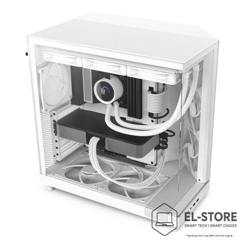 NZXT NZXT OBUDOWA KOMPUTEROWA NZXT OBUDOWA H6 FLOW MIDI TOWER Z OKNEM BIAŁA
