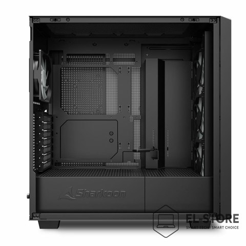 Sharkoon Sharkoon REBEL C70G RGB Full Tower Czarny, Drewno