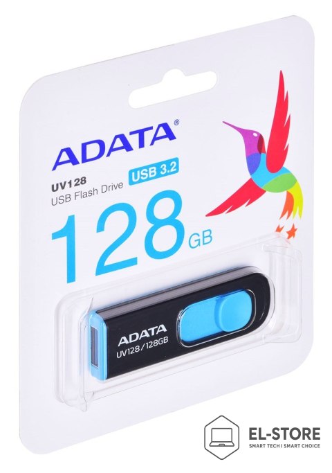 ADATA ADATA DashDrive UV128 128GB USB3.0 Black-Blue