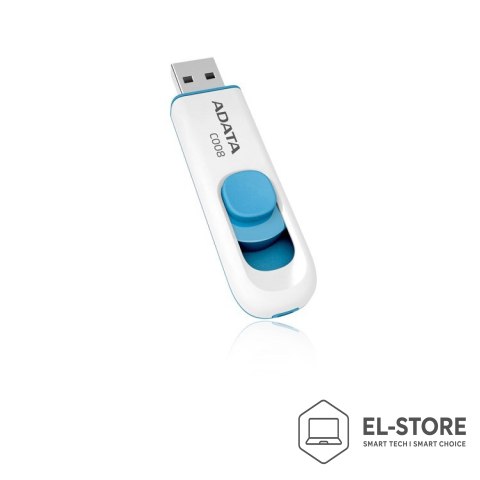 ADATA ADATA FLASHDRIVE C008 64GB USB 2.0 WHITE&BLUE