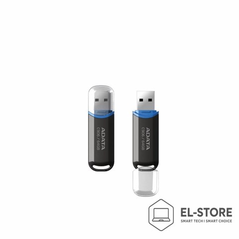ADATA ADATA FLASHDRIVE C906 64GB USB 2.0 BLACK