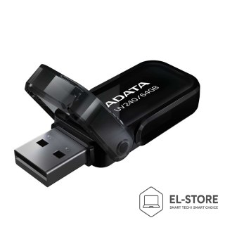 ADATA Pendrive ADATA UV240 AUV240-64G-RBK (64GB; USB 2.0; kolor czarny)