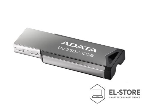 ADATA Pendrive ADATA UV250 AUV250-32G-RBK (32GB; USB 2.0; kolor srebrny)