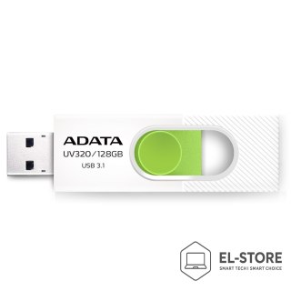 ADATA Pendrive ADATA UV320 AUV320-128G-RWHGN (128GB; USB 3.0; kolor biały)