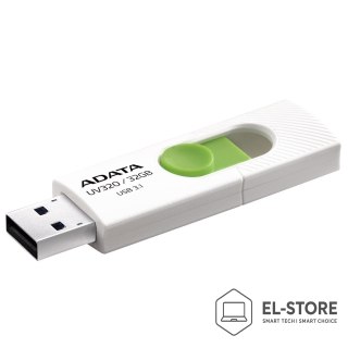 ADATA Pendrive ADATA UV320 AUV320-32G-RWHGN (32GB; USB 3.1; kolor biały)