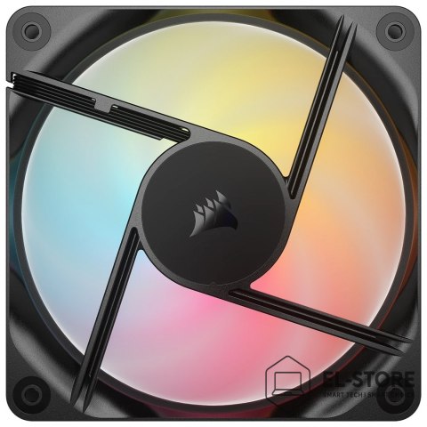 Corsair Corsair RS120-R ARGB Obudowa komputera Wentylator 12 cm Czarny 3 szt.