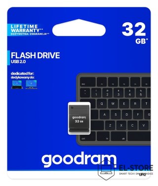 GoodRam Pendrive GoodRam Piccolo UPI2-0320K0R11 (32GB; USB 2.0; kolor czarny)