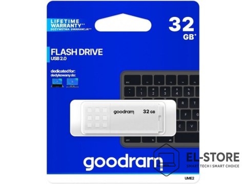 GoodRam Pendrive GoodRam UME2 UME2-0320W0R11 (32GB; USB 2.0; kolor biały)
