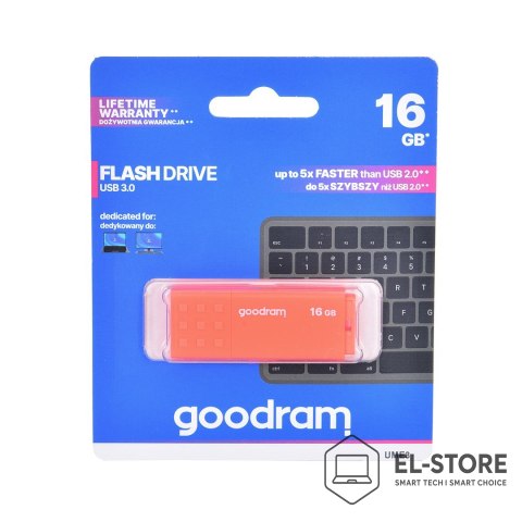 GoodRam Pendrive GoodRam UME3 UME3-0160O0R11 (16GB; USB 3.0; kolor pomarańczowy)