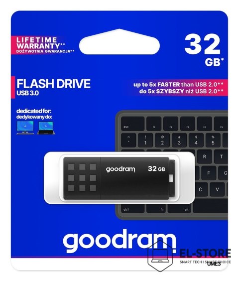 GoodRam Pendrive GoodRam UME3 UME3-0320K0R11 (32GB; USB 3.0; kolor czarny)