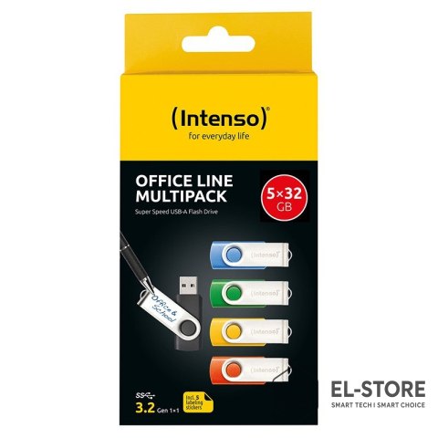 INTENSO Intenso 3543585 pamięć USB 32 GB USB Typu-A 3.2 Gen 1 (3.1 Gen 1) Wielobarwny