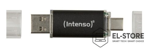 INTENSO Intenso Twist Line pamięć USB 256 GB USB Type-A / USB Type-C 3.2 Gen 1 (3.1 Gen 1) Antracyt
