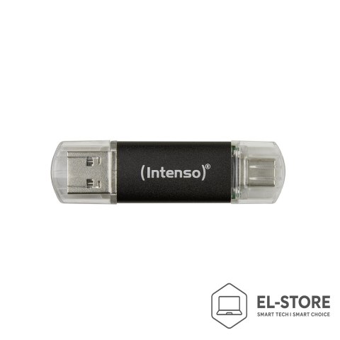 INTENSO Intenso Twist Line pamięć USB 256 GB USB Type-A / USB Type-C 3.2 Gen 1 (3.1 Gen 1) Antracyt