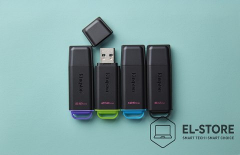 Kingston KINGSTON 64GB Portable USB 3.2 Gen 1 DataTraveler Exodia Black