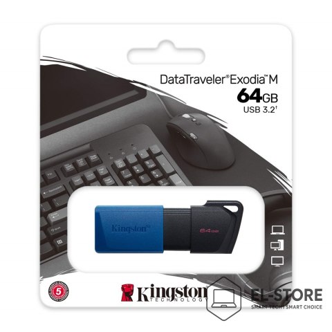 Kingston KINGSTON Exiodia 64GB USB3.2 blue