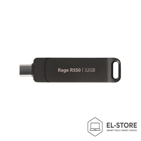 Patriot Memory Patriot Rage R550 32GB Dual USB A+C, Alu, 100MBs