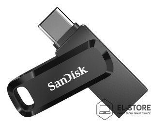 SanDisk Pendrive SanDisk Ultra Dual GO SDDDC3-128G-G46 (128GB; USB 3.0, USB-C; kolor czarny)