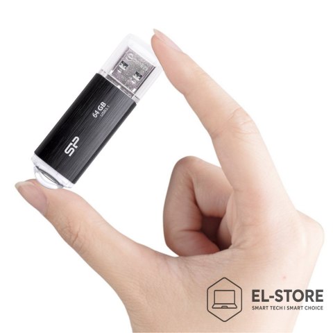 Silicon Power Pendrive Silicon Power Blaze B02 64GB USB 3.1 kolor czarny (SP064GBUF3B02V1K)