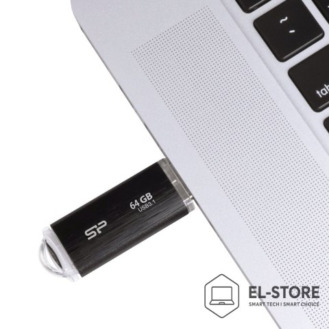 Silicon Power Pendrive Silicon Power Blaze B02 64GB USB 3.1 kolor czarny (SP064GBUF3B02V1K)