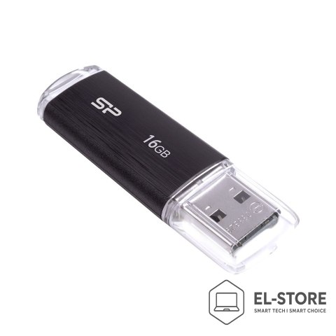Silicon Power Pendrive Silicon Power Ultima U02 16GB USB 2.0 kolor czarny (SP016GBUF2U02V1K)