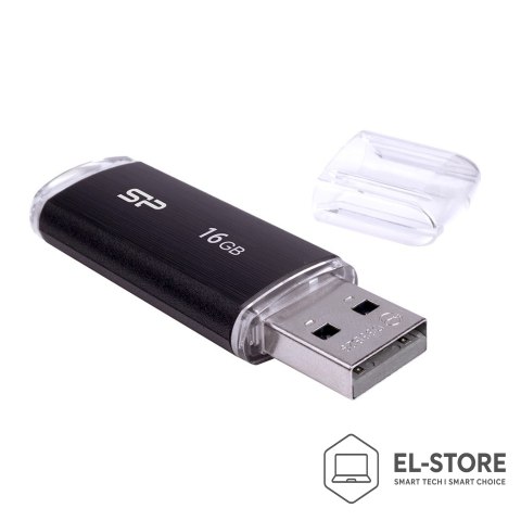 Silicon Power Pendrive Silicon Power Ultima U02 16GB USB 2.0 kolor czarny (SP016GBUF2U02V1K)
