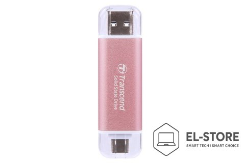Transcend Transcend ESD310 512 GB USB Type-A na USB Type-C 3.2 Gen 2 (3.1 Gen 2) Różowy