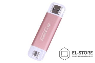 Transcend Transcend ESD310 512 GB USB Type-A na USB Type-C 3.2 Gen 2 (3.1 Gen 2) Różowy