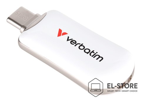 Verbatim Pamięć flash USB-C STICK 512 GB Verbatim Plectra Biała