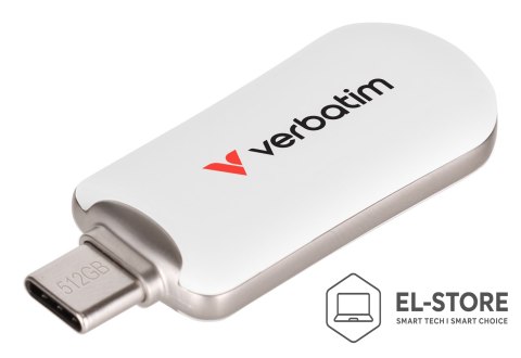 Verbatim Pamięć flash USB-C STICK 512 GB Verbatim Plectra Biała