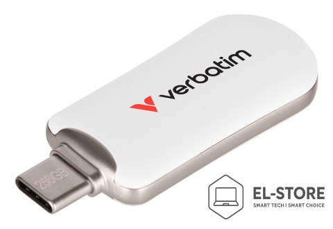 Verbatim Verbatim 30230 pamięć USB 256 GB USB Type-C 3.2 Gen 1 (3.1 Gen 1) Biały