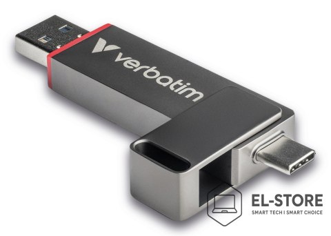 Verbatim Verbatim Dual QuickStick pamięć USB 512 GB USB Type-A / USB Type-C 3.2 Gen 1 (3.1 Gen 1) Szary