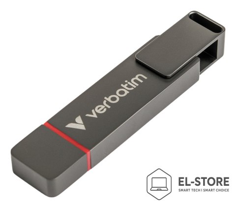 Verbatim Verbatim Dual QuickStick pamięć USB 512 GB USB Type-A / USB Type-C 3.2 Gen 1 (3.1 Gen 1) Szary