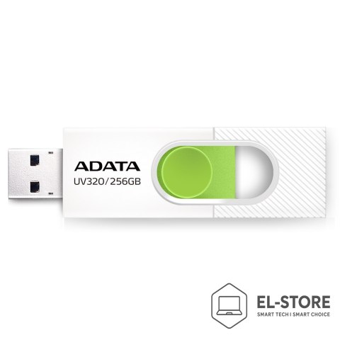ADATA ADATA UV320 pamięć USB 256 GB USB Typu-A 3.2 Gen 1 (3.1 Gen 1) Zielony, Biały
