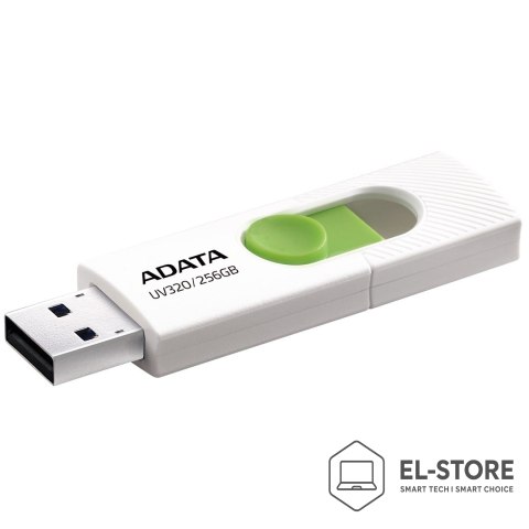 ADATA ADATA UV320 pamięć USB 256 GB USB Typu-A 3.2 Gen 1 (3.1 Gen 1) Zielony, Biały