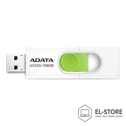 ADATA ADATA UV320 pamięć USB 256 GB USB Typu-A 3.2 Gen 1 (3.1 Gen 1) Zielony, Biały