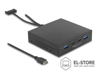DELOCK DELOCK Panel Przedni 3.5 USB 3.2 Gen 2 z 2 x USB-C + 2 x USB-A