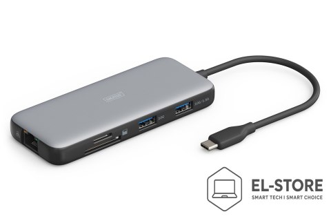 DIGITUS Digitus Stacja dokująca USB-C, 7-portowa