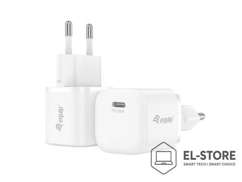 EQUIP Equip 245530 ładowarka do urządzeń przenośnych Tablet, Smartfon Biały Prąd przemienny Wewnętrzna