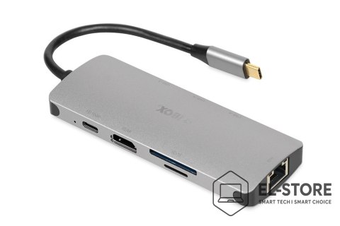 IBOX IBOX HUB USB IUH3RJ4K USB3.2 LAN HDMI 4K PD100W