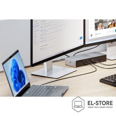 Kensington Kensington Stacja dokująca SD5000T5 EQ Thunderbolt 5 z potrójnym 4K i PD 140 W — Windows/macOS