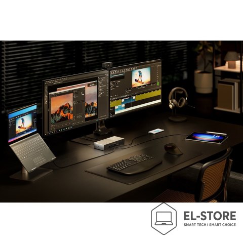 Kensington Kensington Stacja dokująca SD5000T5 EQ Thunderbolt 5 z potrójnym 4K i PD 140 W — Windows/macOS