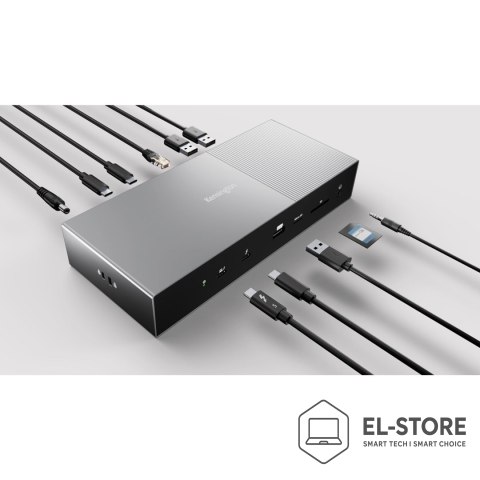 Kensington Kensington Stacja dokująca SD5000T5 EQ Thunderbolt 5 z potrójnym 4K i PD 140 W — Windows/macOS