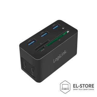 LogiLink Logilink Stacja dokująca USB 3.2 (G1) HDMI, 10-portowa, PD4