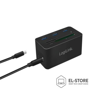 LogiLink Logilink Stacja dokująca USB 3.2 (G1) HDMI, 10-portowa, PD4