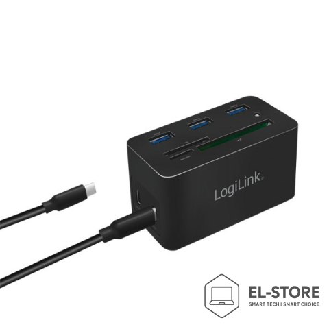 LogiLink Logilink Stacja dokująca USB 3.2 (G1) HDMI, 10-portowa, PD4