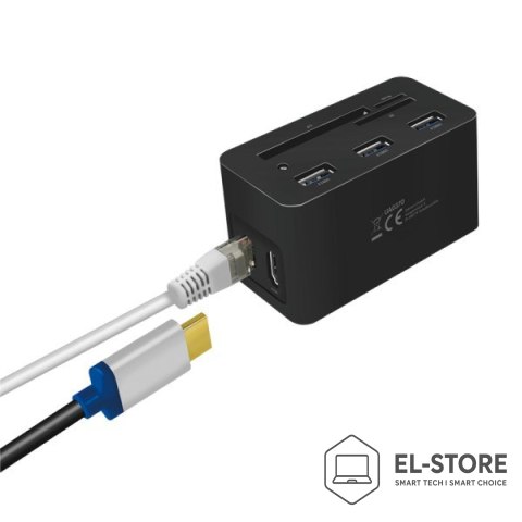 LogiLink Logilink Stacja dokująca USB 3.2 (G1) HDMI, 10-portowa, PD4