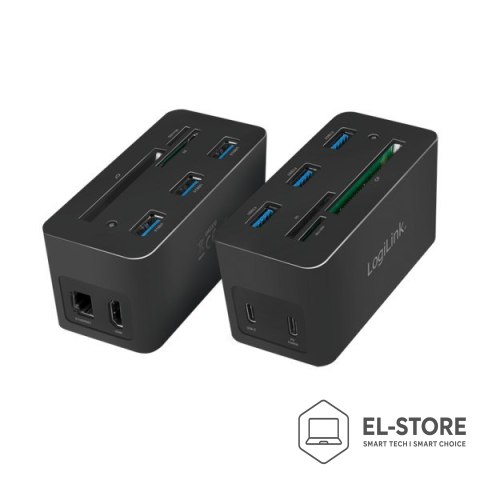 LogiLink Logilink Stacja dokująca USB 3.2 (G1) HDMI, 10-portowa, PD4