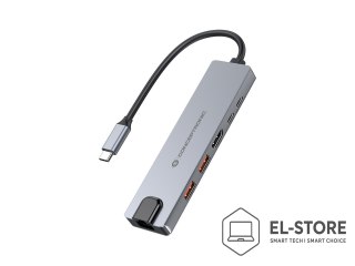 No name Conceptronic DONN29G stacja dokująca Przewodowa USB 3.2 Gen 2 (3.1 Gen 2) Type-C Szary