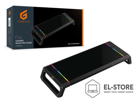 No name Conceptronic THORNE01B uchwyt / stojak do monitorów Biurko Czarny