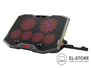 No name Conceptronic THYIA01B podkładka chłodząca do laptop 43,2 cm (17") Szary